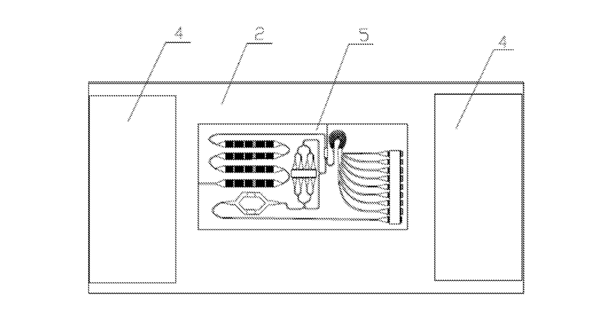 Patent drawing for Flexible photonic skin