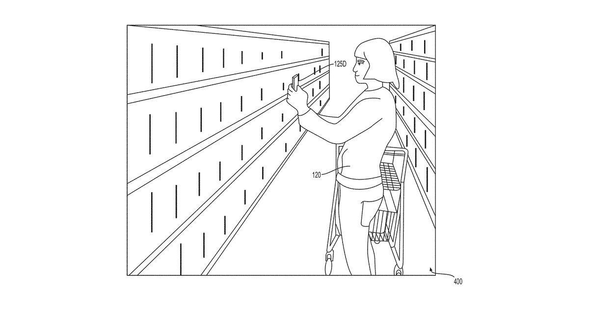 Patent drawing for Selecting available assignments in retail stores for users based on external assignments