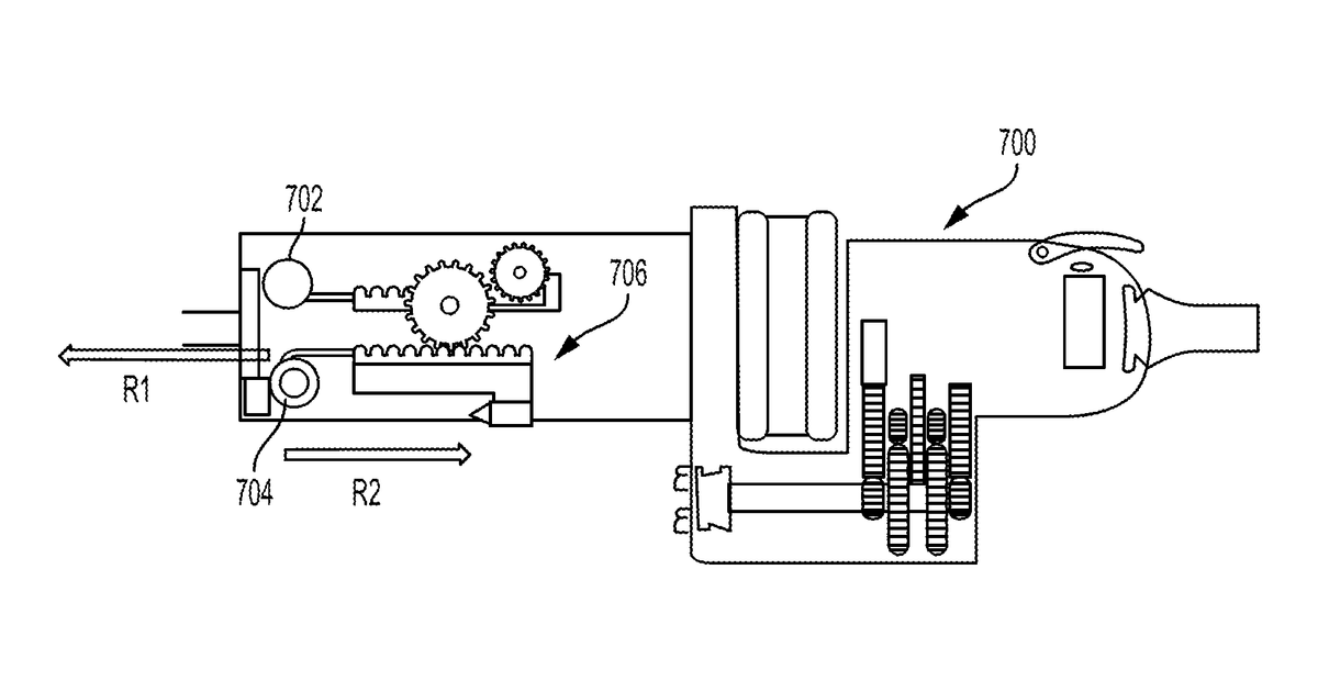Patent drawing for Robotic bi-polar instruments