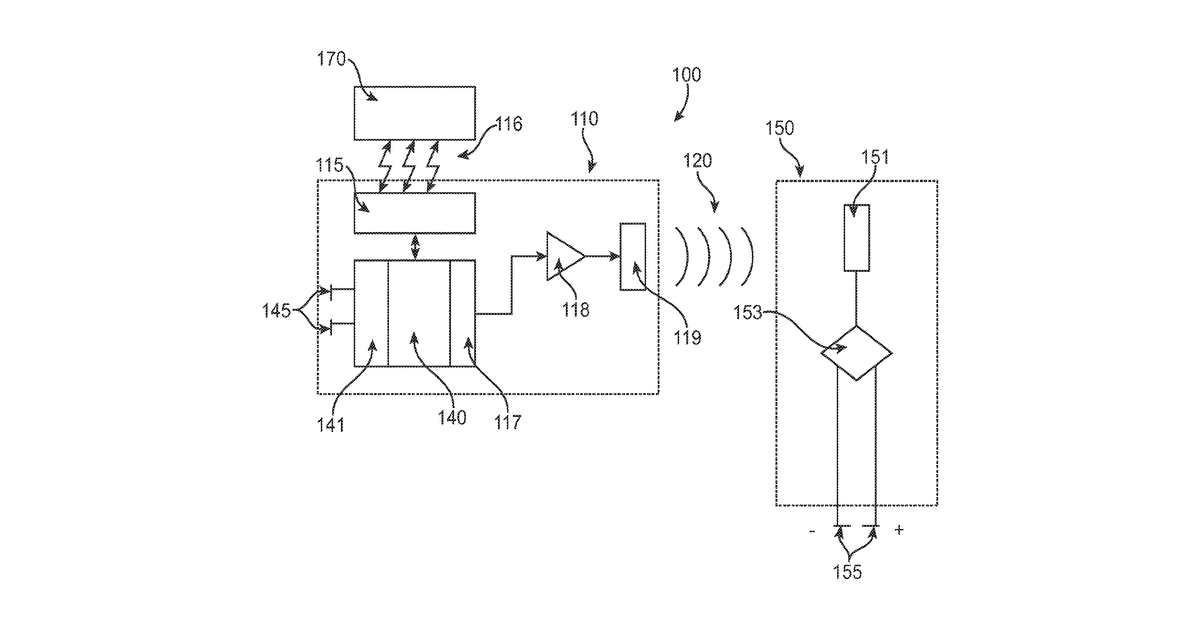 Patent drawing for Optimizing energy transmission in a leadless tissue stimulation system