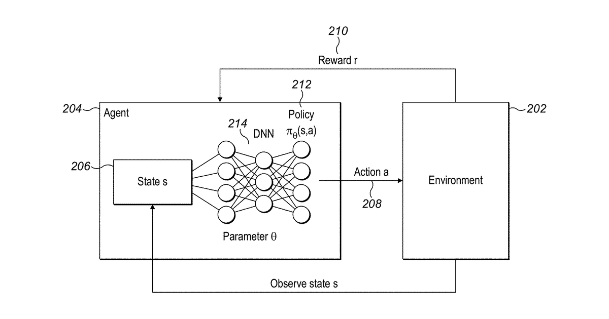 Patent drawing for Architecture for explainable reinforcement learning