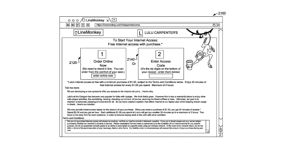 Patent drawing for Systems and methods to implement point of sale (POS) terminals, process orders and manage order fulfillment