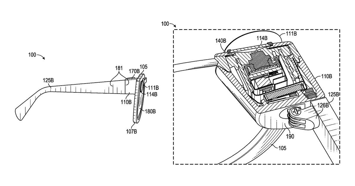 Patent drawing for Interactive augmented reality experiences using positional tracking