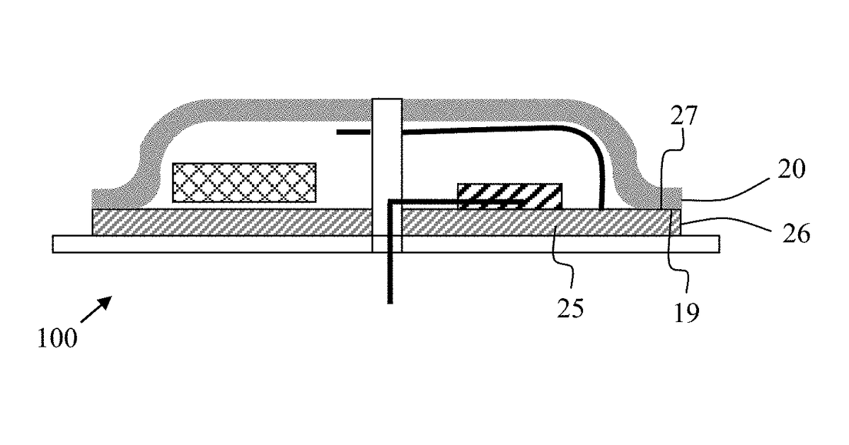 Patent drawing for Low-profile wearable medical device