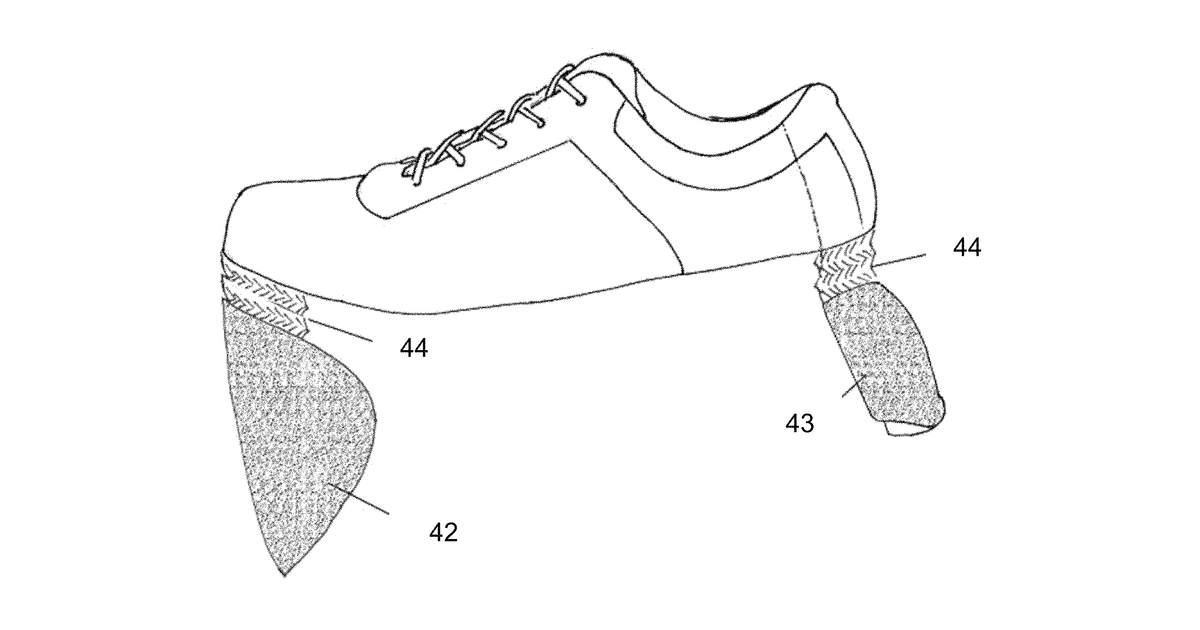Patent drawing for Method for manufacturing footwear articles