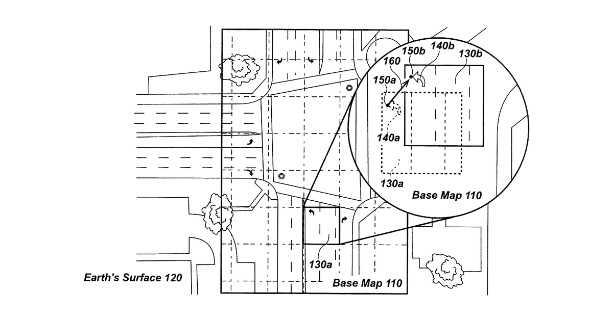 Patent drawing for Geographic map updating methods and systems