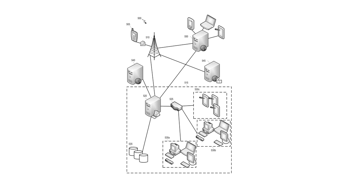 Patent drawing for System and method for applying tracing tools for network locations