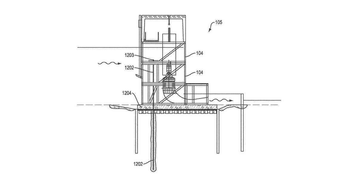Patent drawing for Scaled hydropower