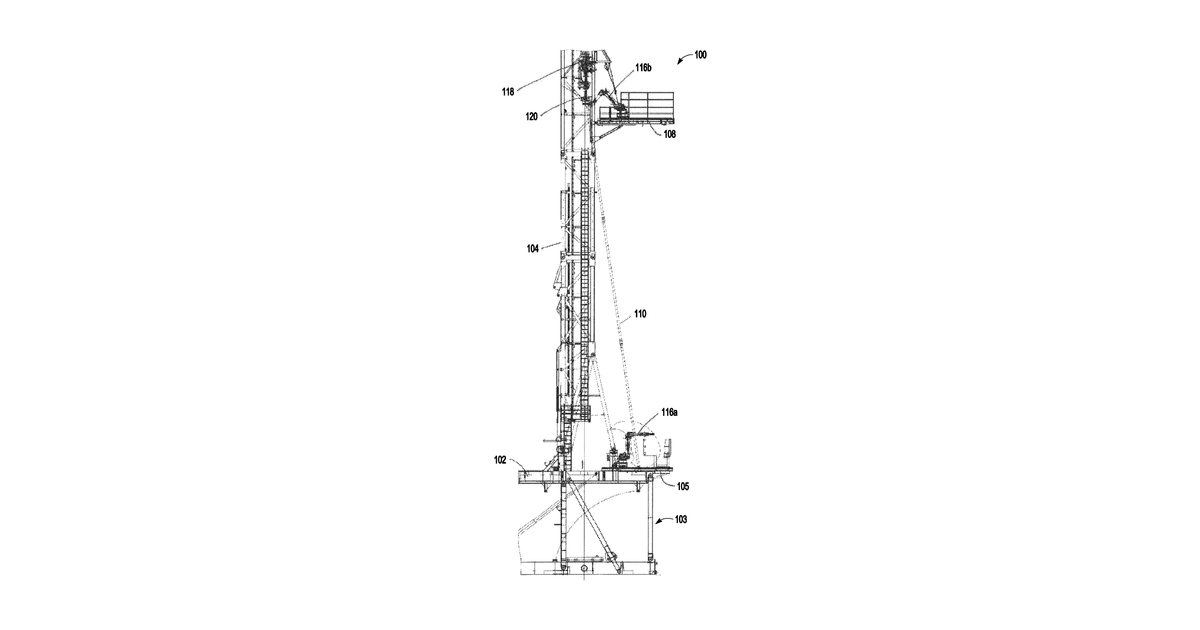 Patent drawing for Devices, systems, and methods for robotic pipe handling