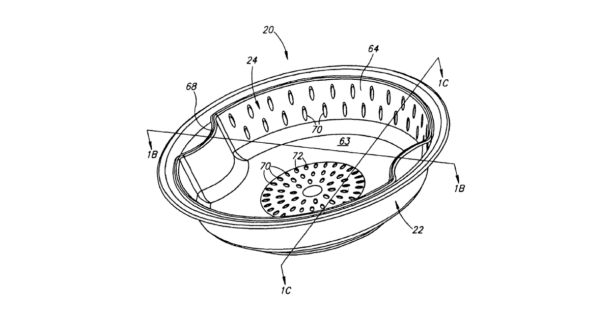 Patent drawing for Cooking method and apparatus