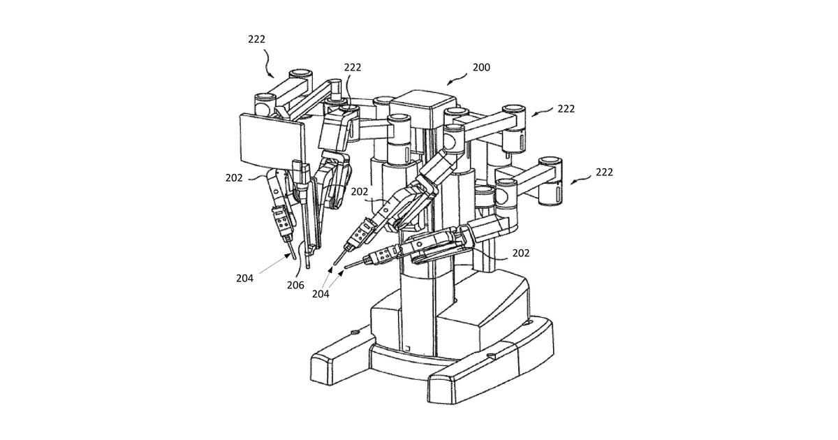 Patent drawing for Treatment instrument and high-voltage connectors for robotic surgical system