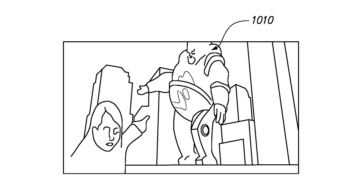 Patent drawing for Massive simultaneous remote digital presence world