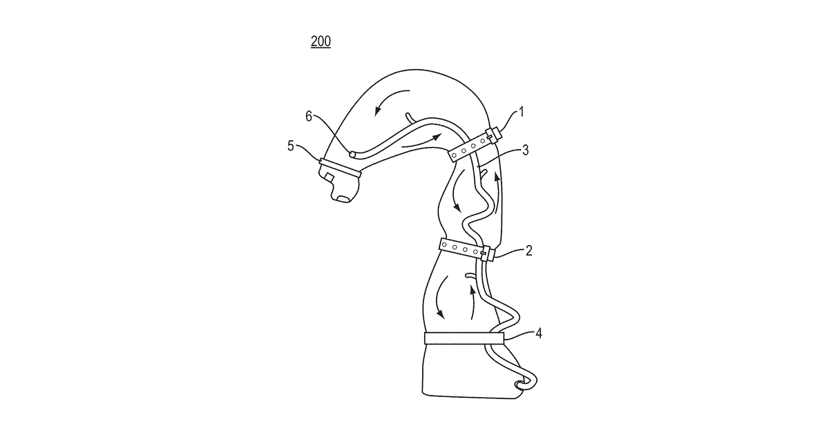 Patent drawing for Food-safe, washable, thermally-conductive robot cover