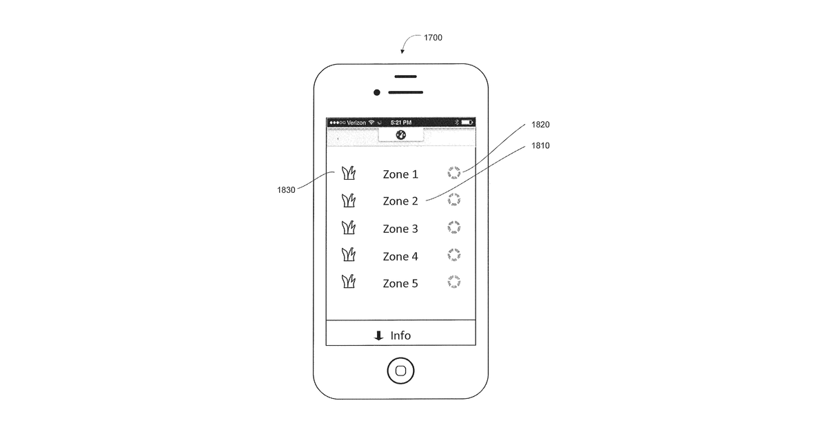 Patent drawing for Residential water utilization tracking