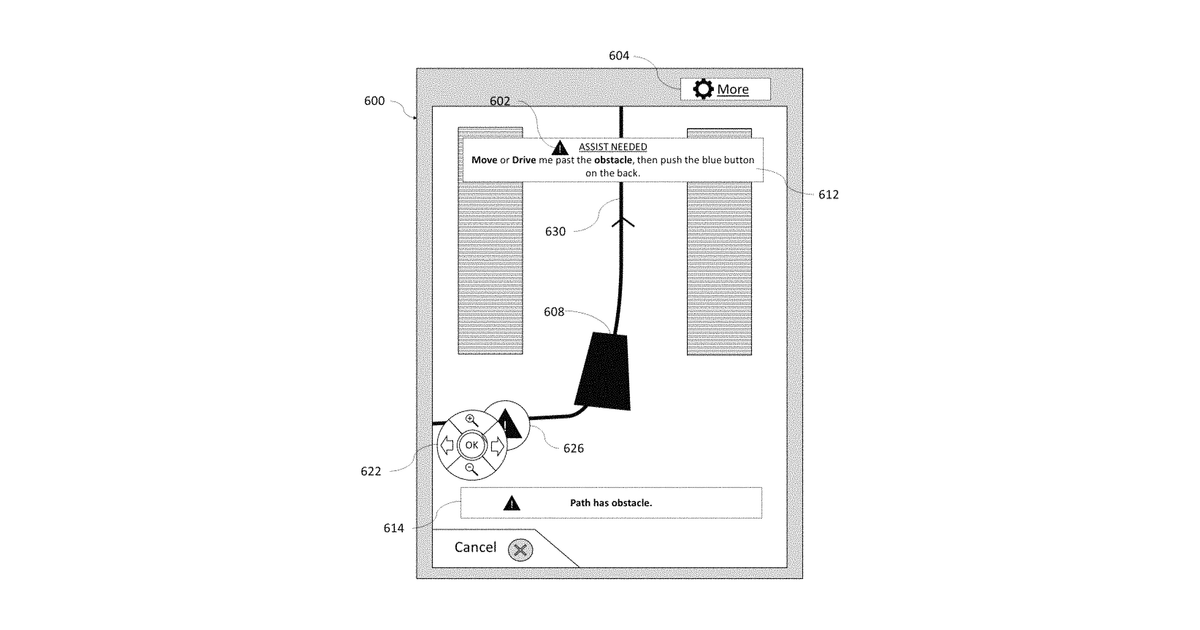 Patent drawing for Systems and methods for assisting a robotic apparatus