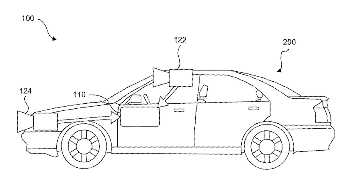Patent drawing for Safety and comfort constraints for navigation