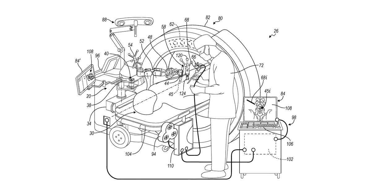 Patent drawing for System and method for registration between coordinate systems and navigation