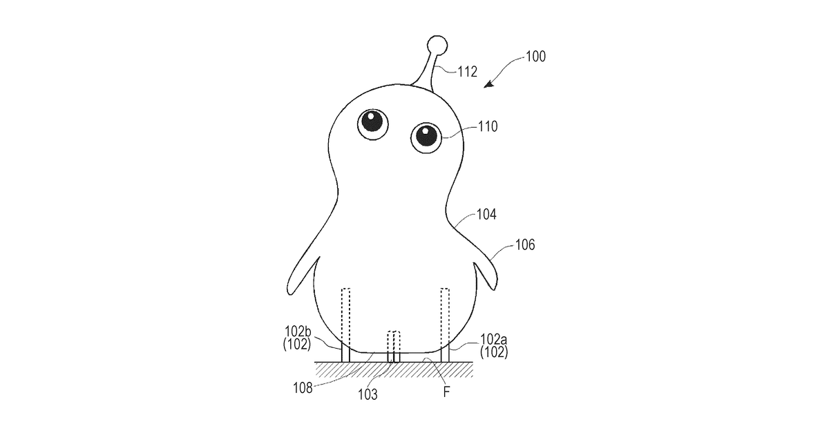 Patent drawing for Autonomously acting robot whose activity amount is controlled