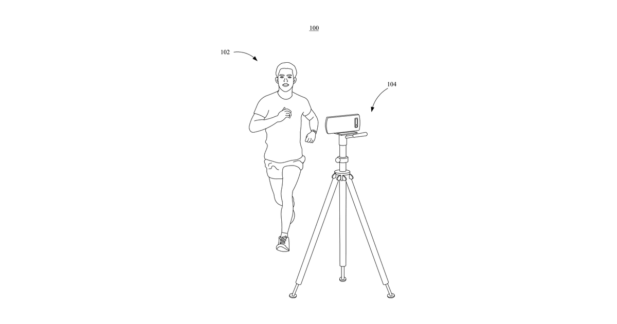 Patent drawing for Video-based motion counting and analysis systems and methods for virtual fitness application
