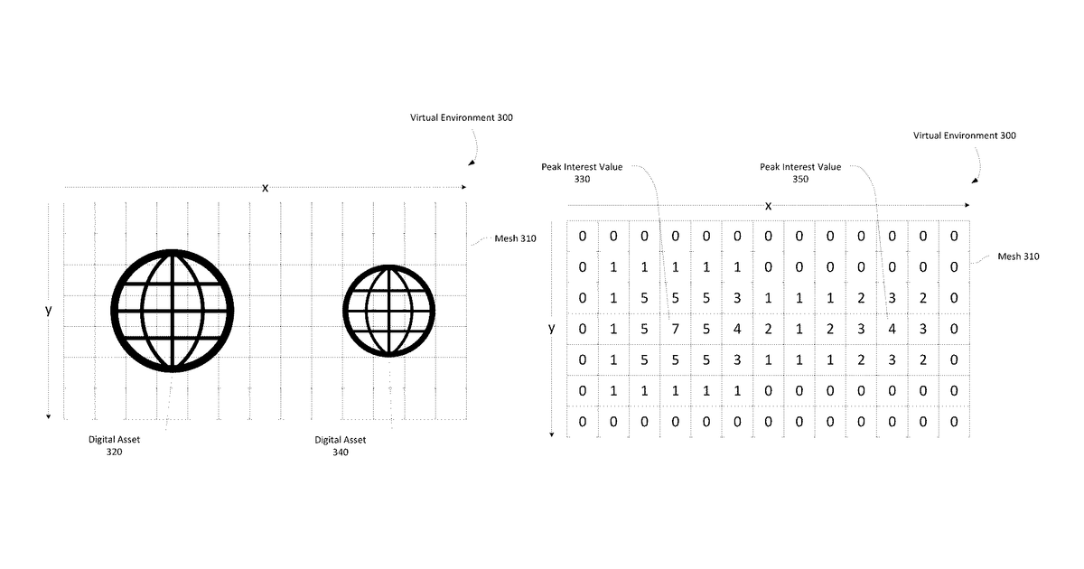 Patent drawing for Overlay placement for virtual reality and augmented reality