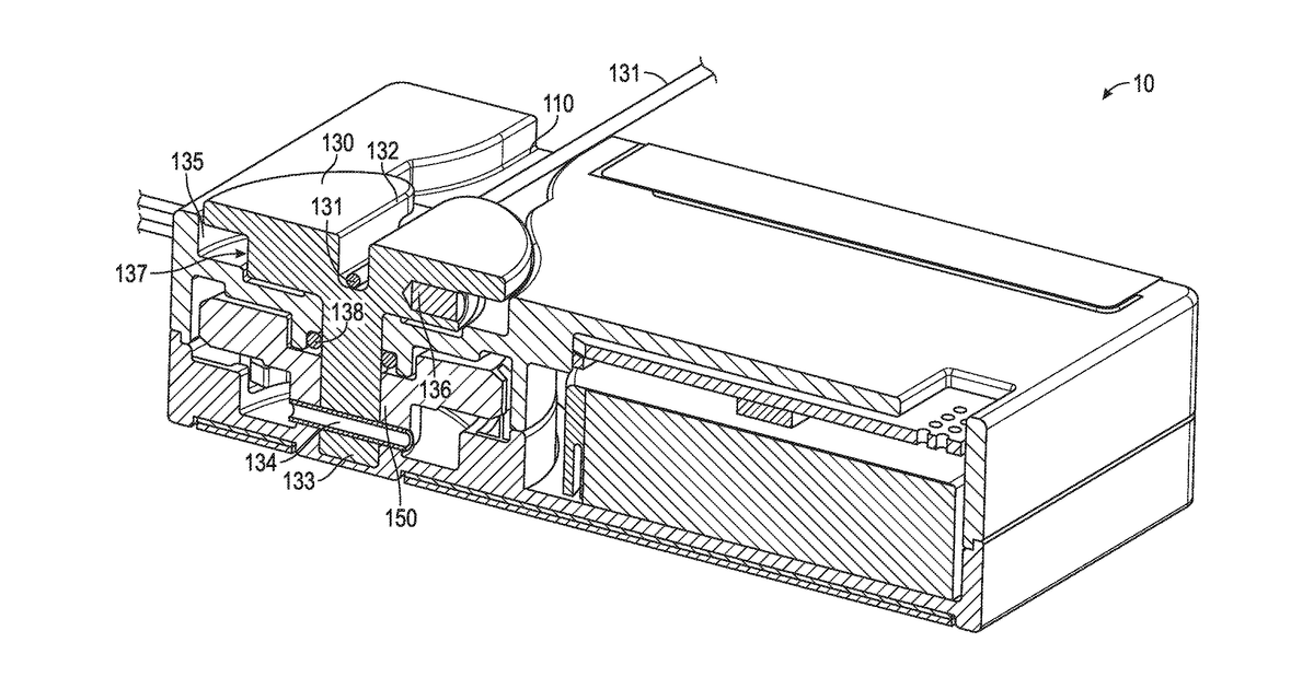 Patent drawing for Lacing apparatus for automated footwear platform