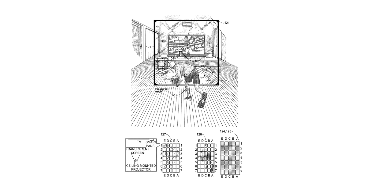 Patent drawing for Depth sensing module and mobile device including the same