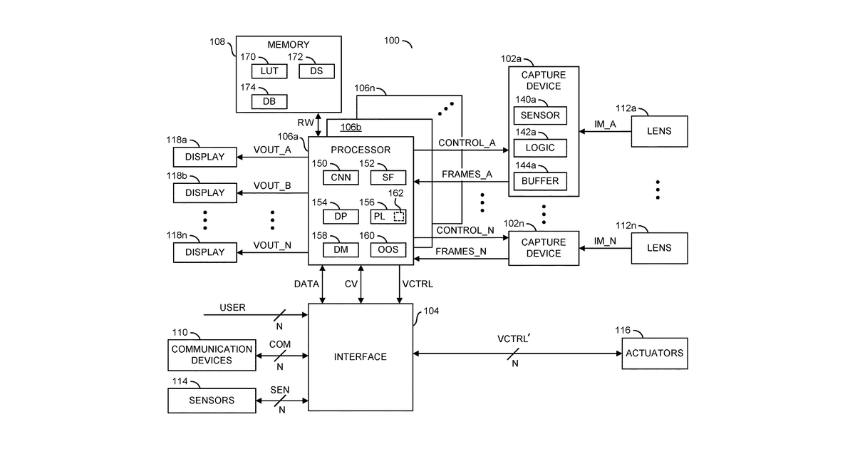 Patent drawing for Switchable display during parking maneuvers