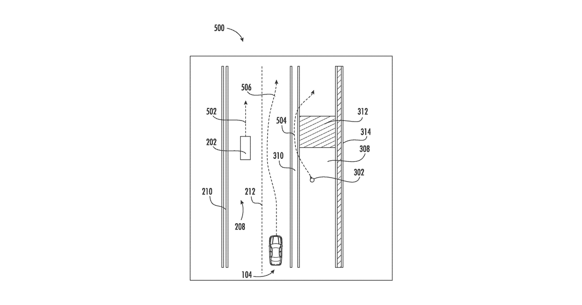 Patent drawing for Object motion prediction and autonomous vehicle control