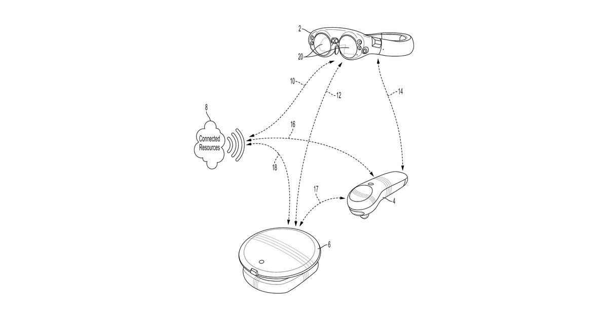Patent drawing for Systems and methods for virtual and augmented reality