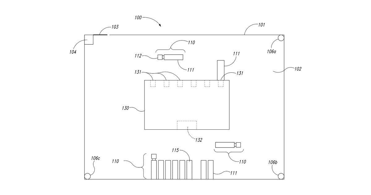 Patent drawing for Vehicle guidance systems and associated methods of use at logistics yards and other locations