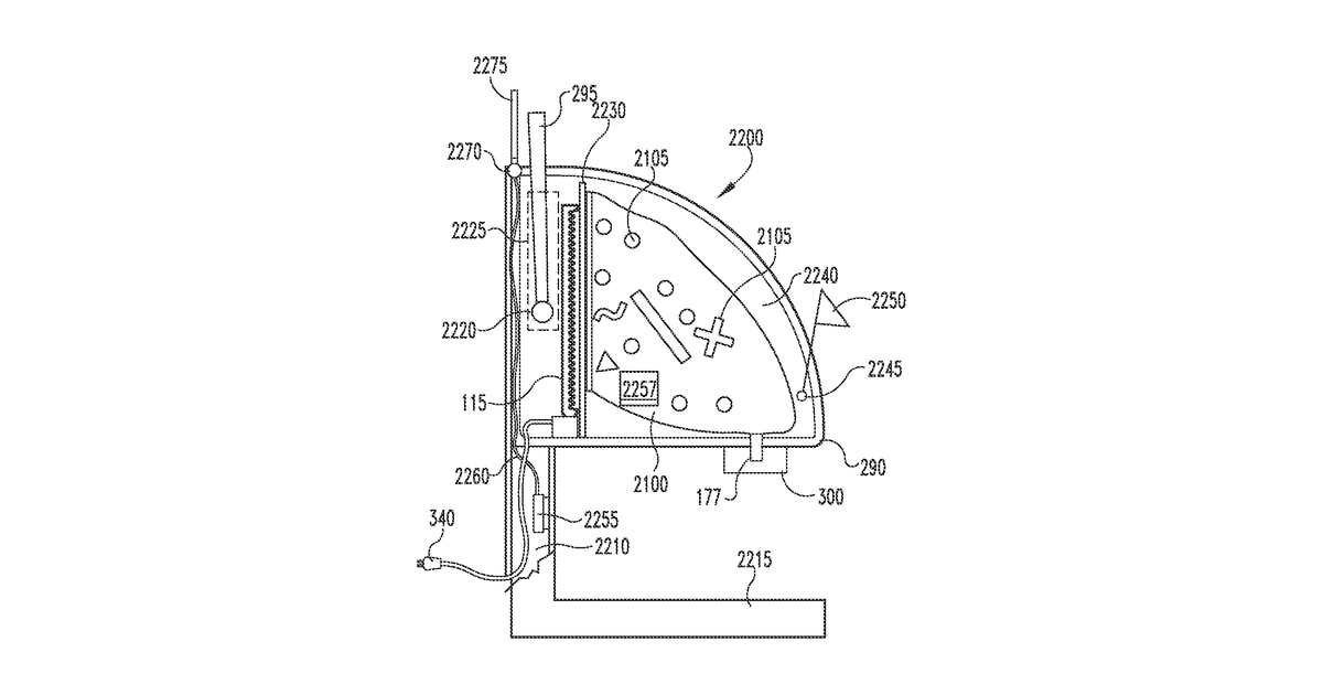 Patent drawing for Systems and methods for distributing and dispensing chocolate