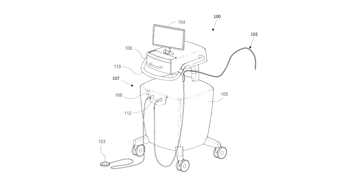 Patent drawing for Treating tissue pulsed energy using high-voltage catheters