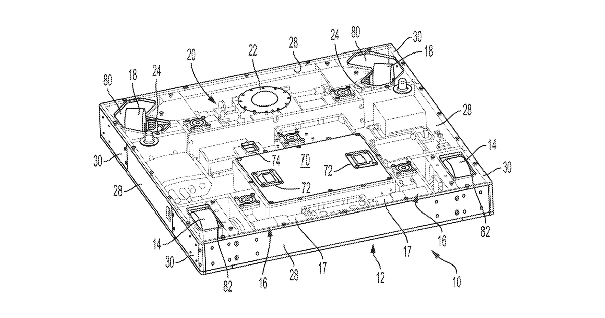 Patent drawing for Low-profile robotic platform