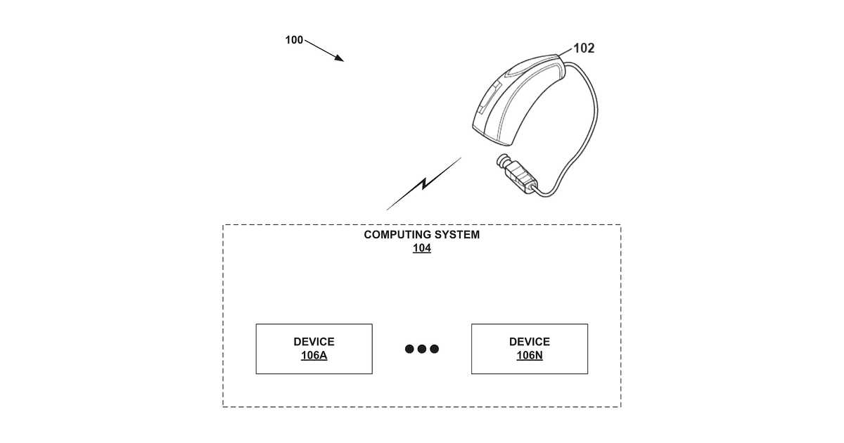 Patent drawing for Detection of physical abuse or neglect using data from ear-wearable devices