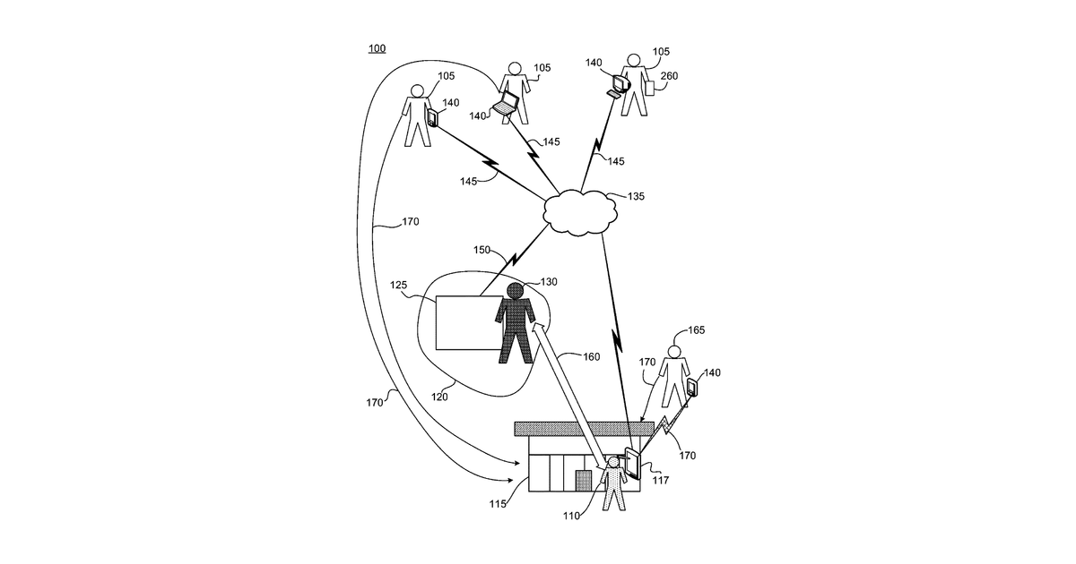 Patent drawing for Managing merchant communications