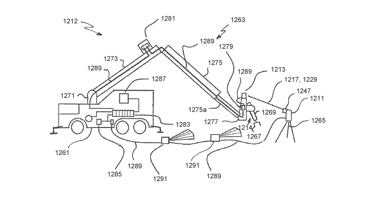 Patent drawing for Communication system for an interaction system