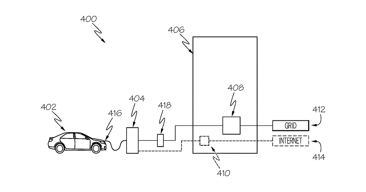 Patent drawing for Methods for using cycle life data to protect electric vehicle battery health during use of bidirectional charger