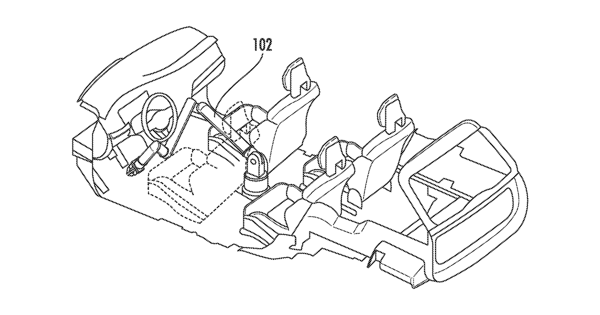 Patent drawing for Automated cleaning systems for autonomous vehicles