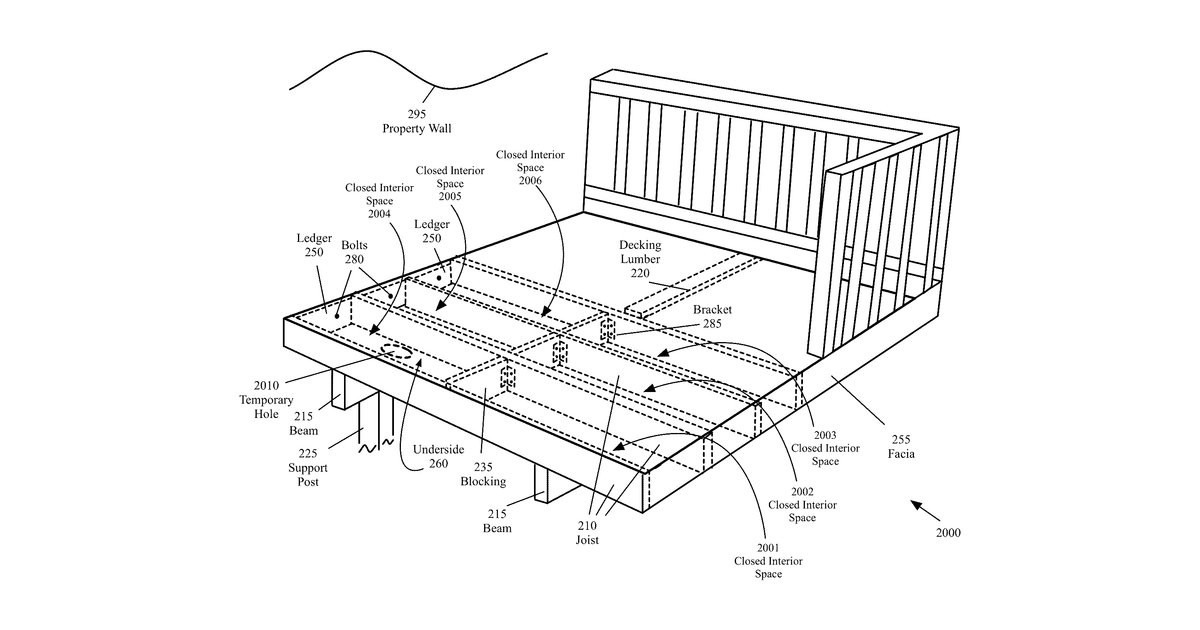 Patent drawing for System and method for inspecting and maintaining the exterior elevated elements of building structures