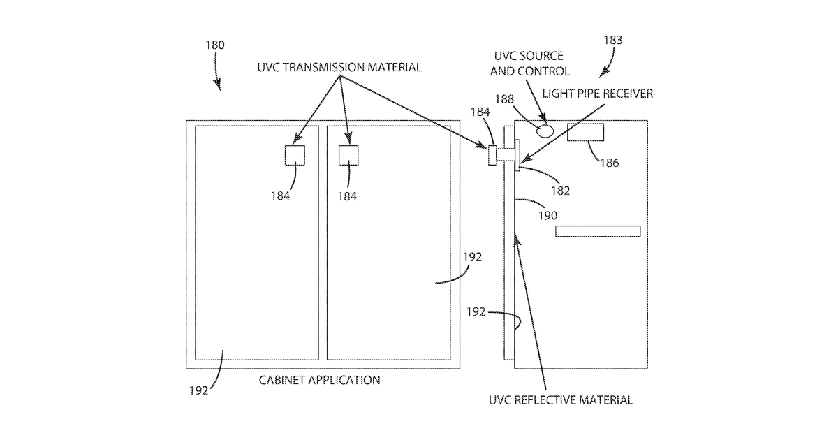 Patent drawing for Disinfection behavior tracking and ranking