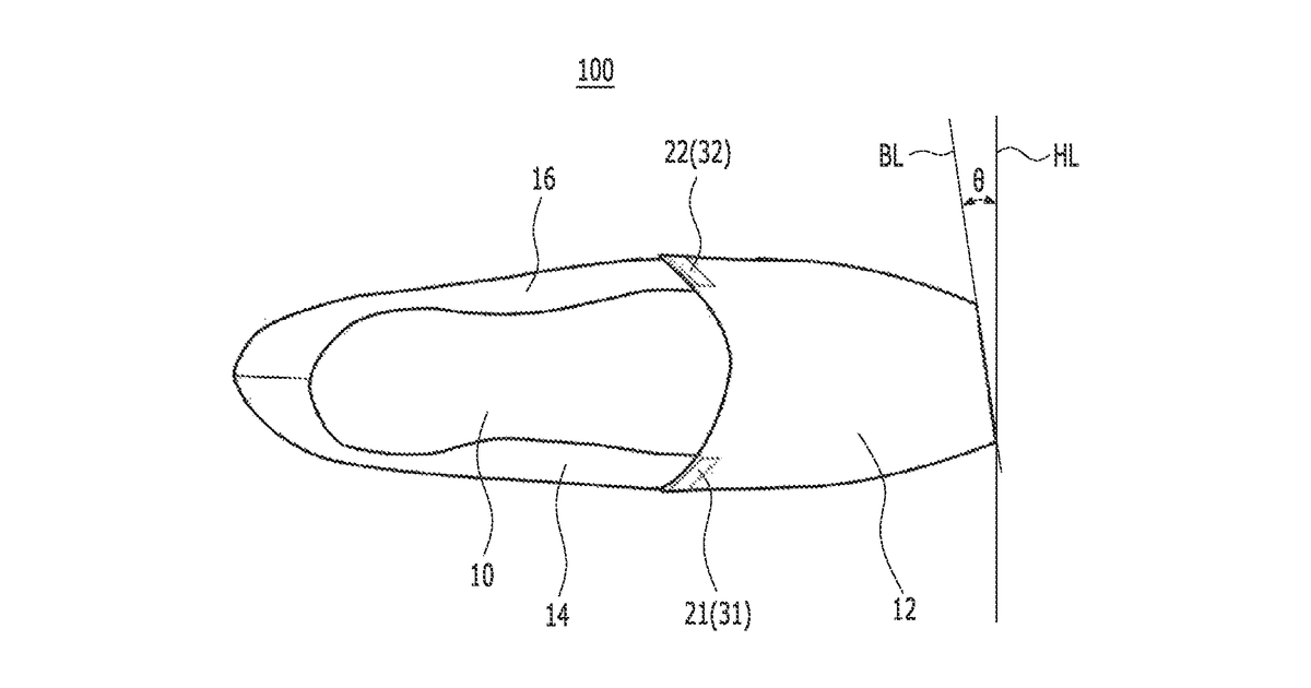 Patent drawing for Blank for manufacturing outer socks of fabric, outer socks using the same and manufacturing method of outer socks