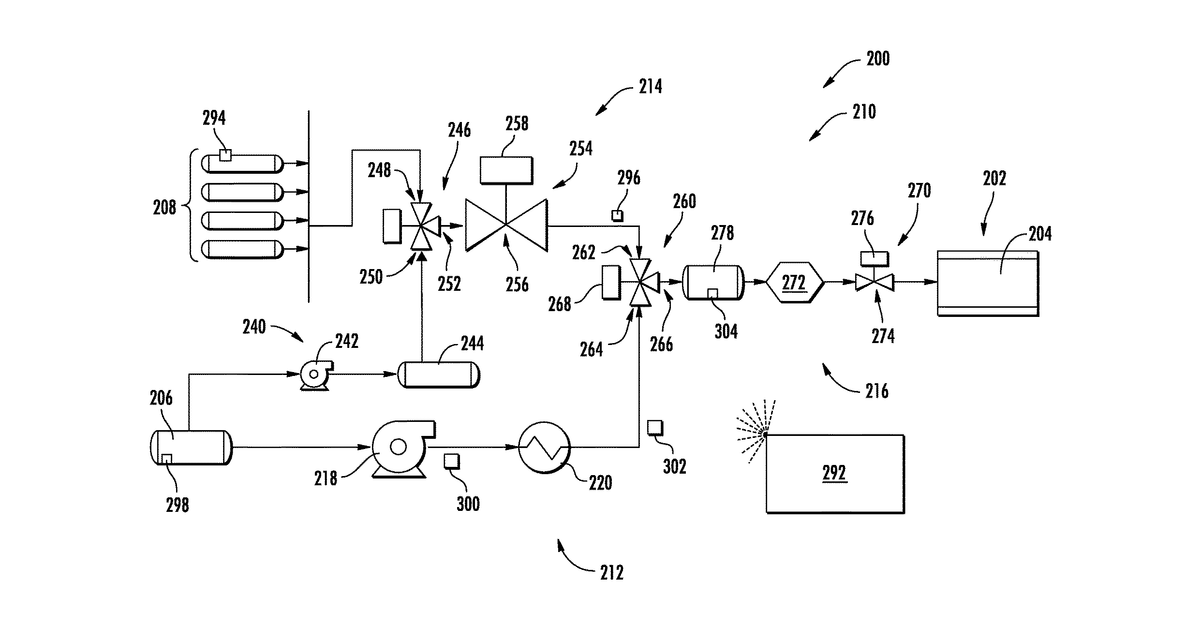 Patent drawing for Hydrogen fuel system