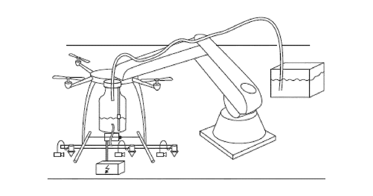 Patent drawing for Unmanned aerial vehicle
