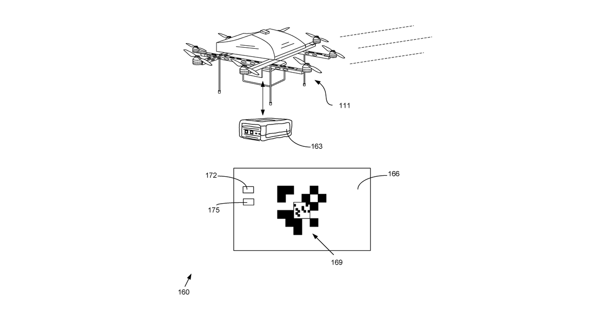 Patent drawing for Managing radio-based network infrastructure using unmanned vehicles