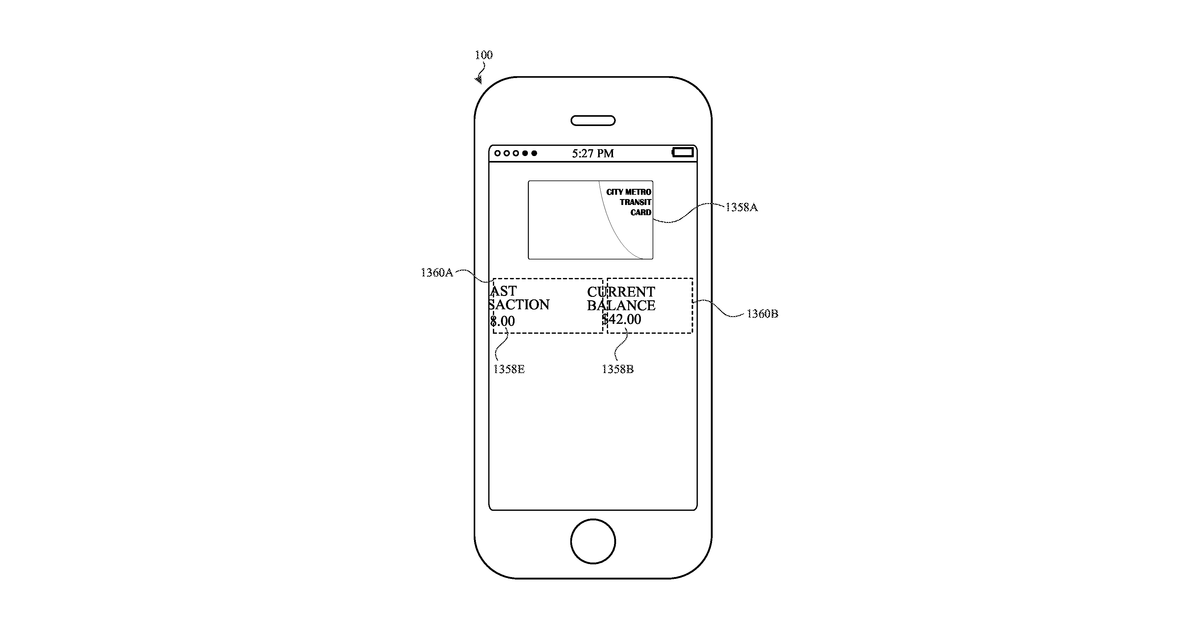 Patent drawing for User interfaces for stored-value accounts