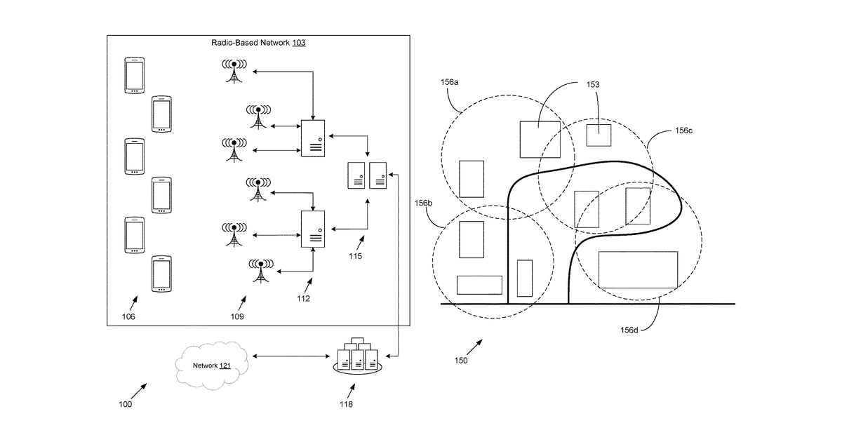 Patent drawing for Provisioning radio-based networks with locality rules