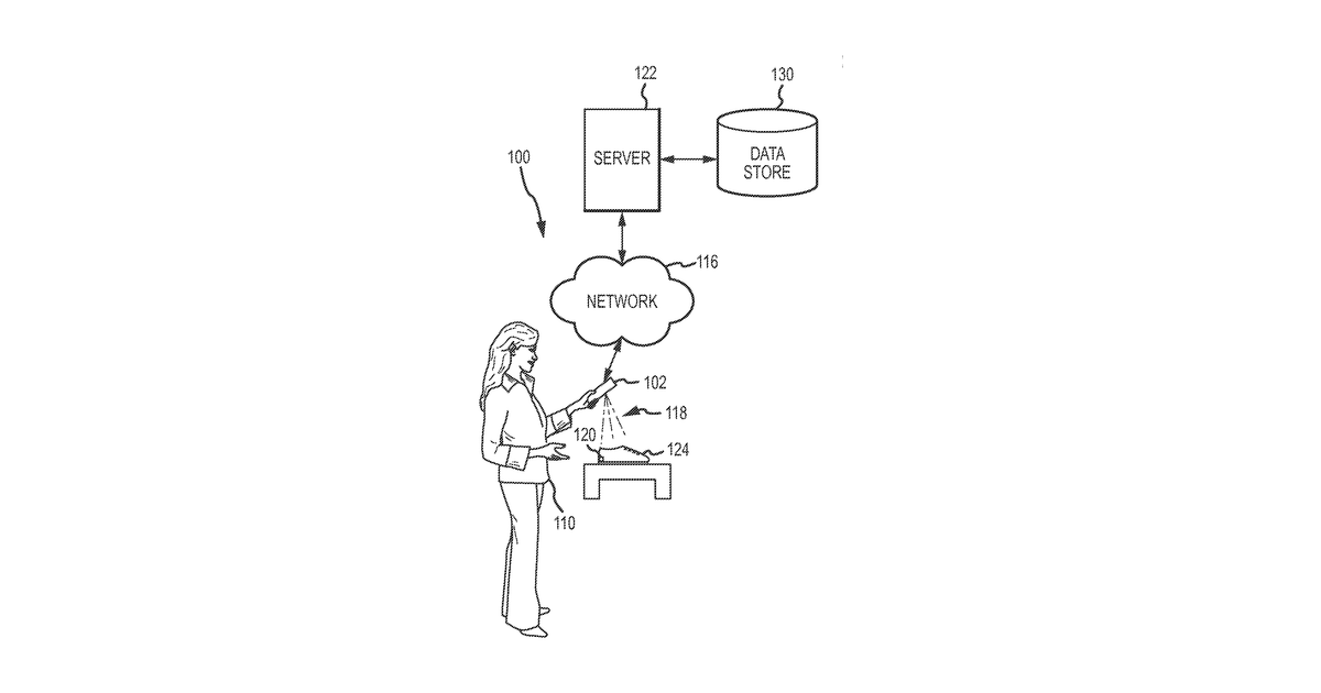 Patent drawing for Method of providing digital content for users of physical items