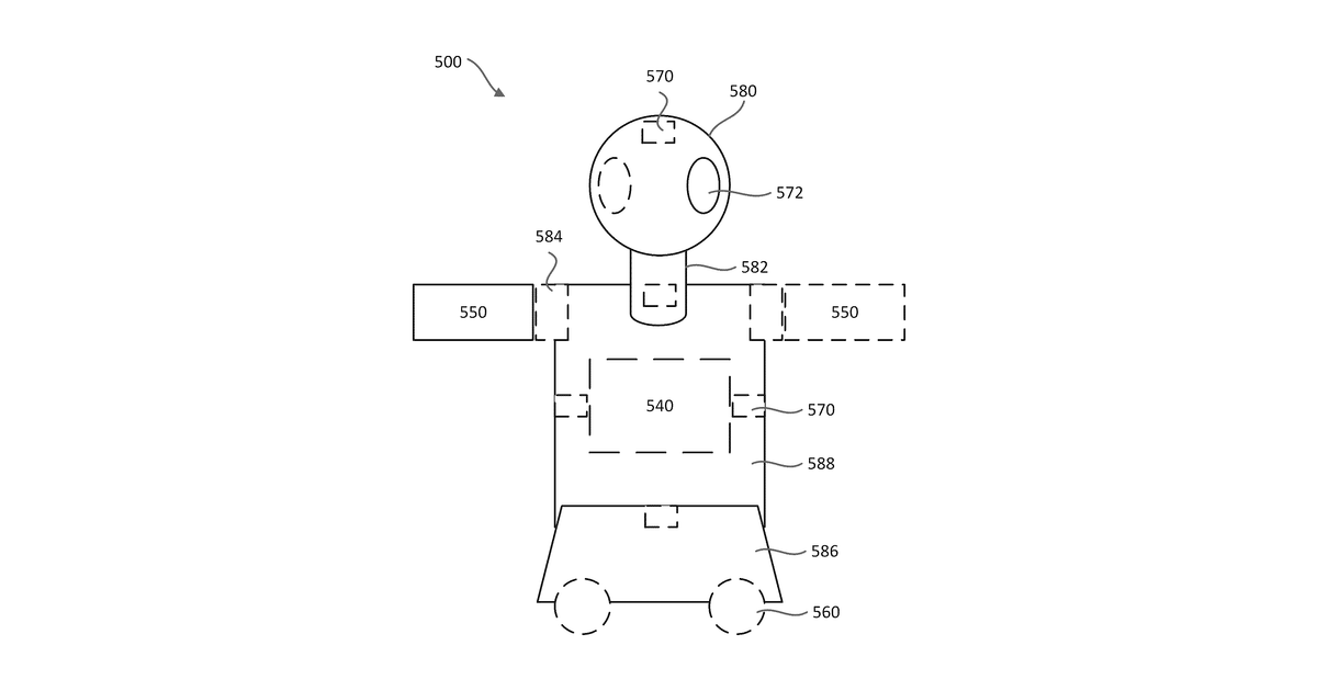 Patent drawing for Systems, apparatuses, and methods for robotic learning and execution of skills including navigation and manipulation functions