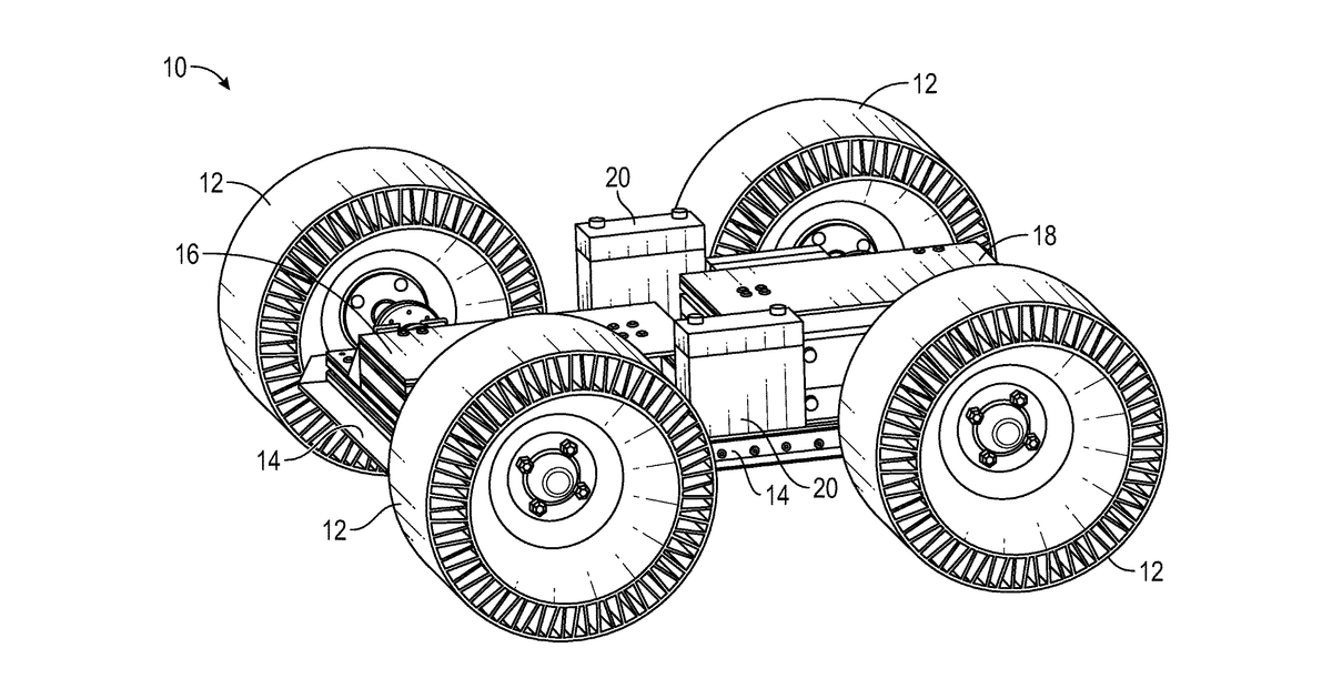 Patent drawing for Robotic source detection device and method