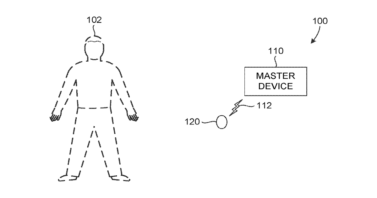 Patent drawing for Systems and methods of secure communication of data from medical devices
